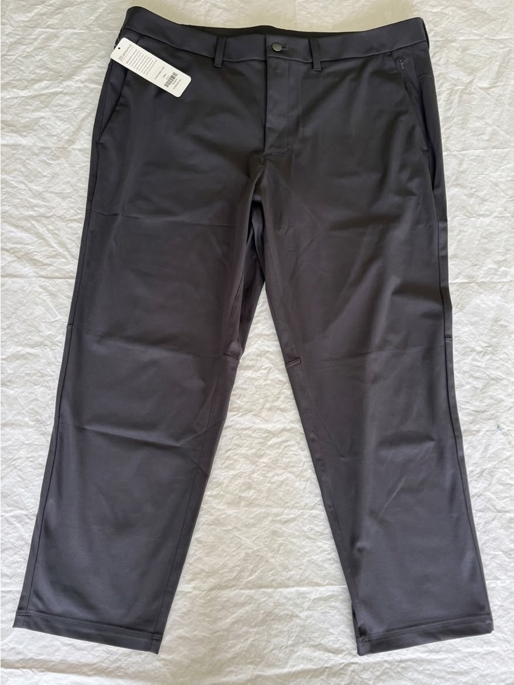 CRZ YOGA All-Day Comfy Pocket Golf Pant Dark Gray Mens 40W x 28L NWT QuickDry